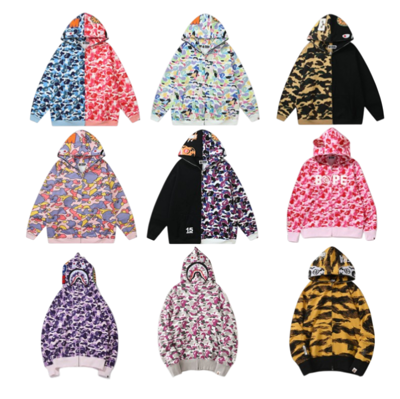 Bape Hoodie (+15 styles)